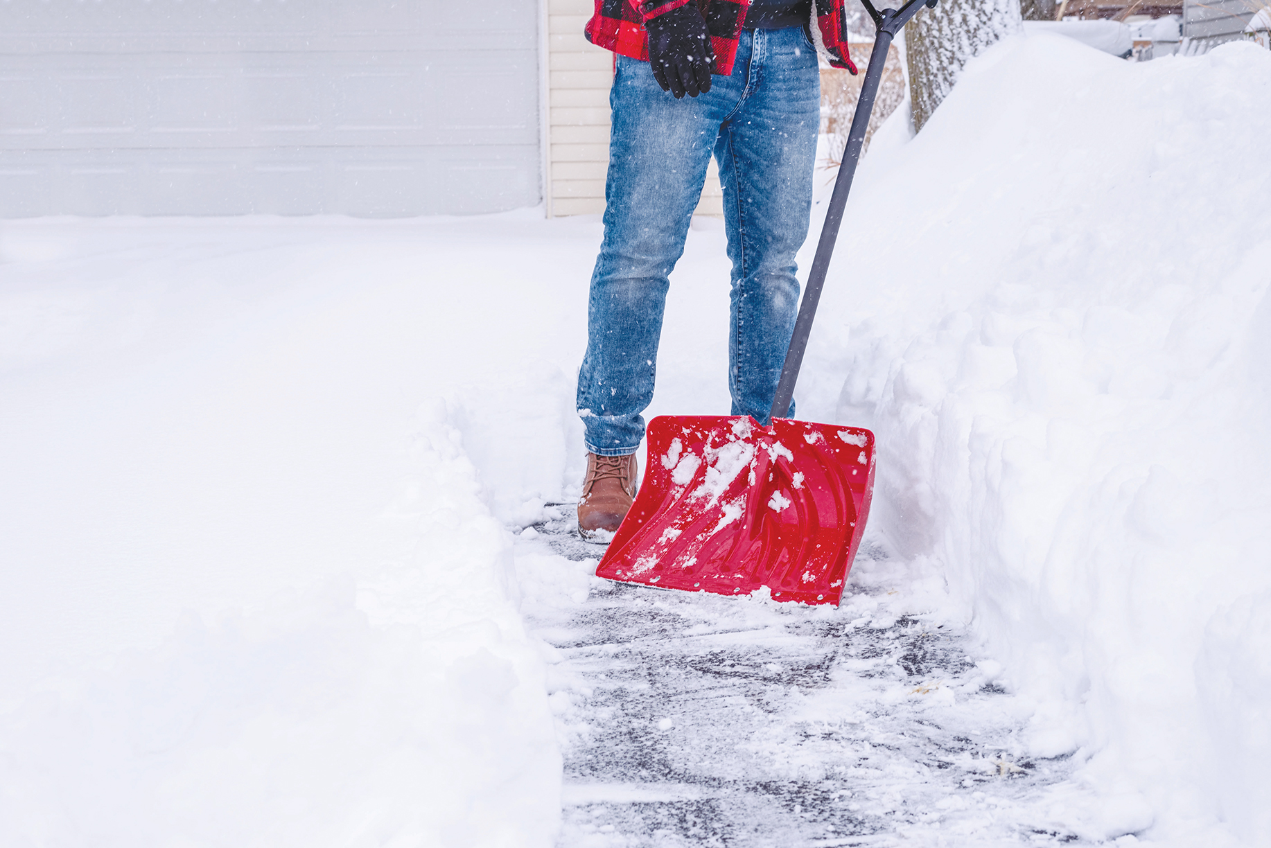 snow shoveling