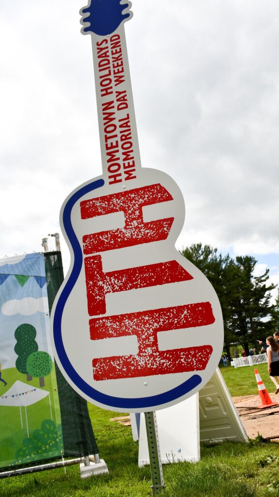 Hometown Holidays sign