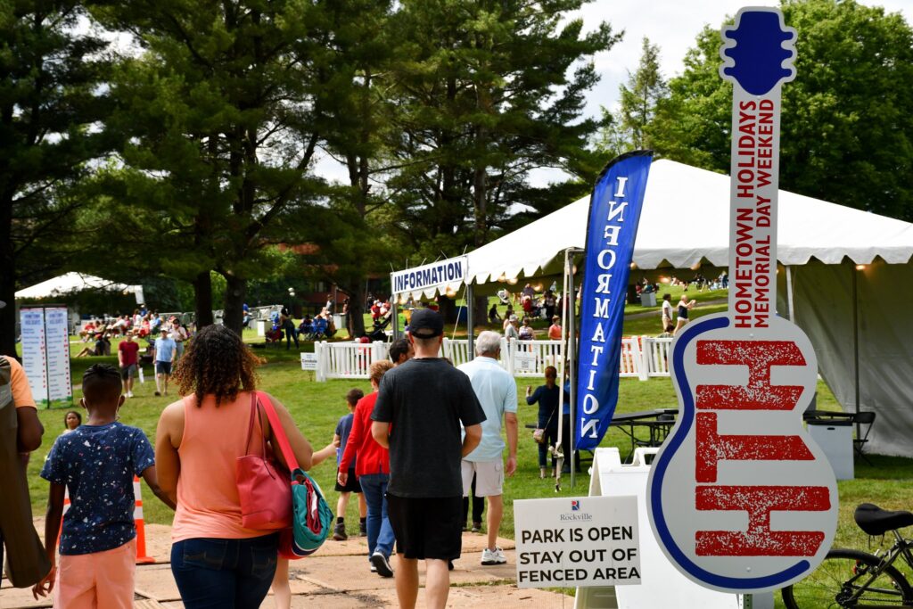 Attendees of Hometown Holidays