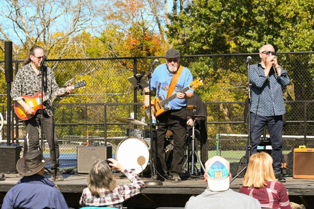 Musicians playing at Rockville Antique and Classic Car Show