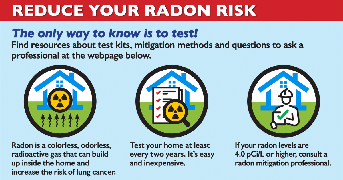 Rockville Urges Testing During National Radon Action Month