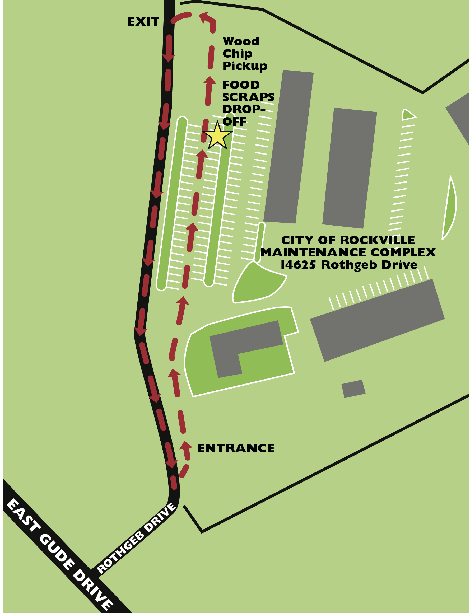 food scraps map for drop off