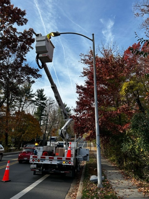 street light installation