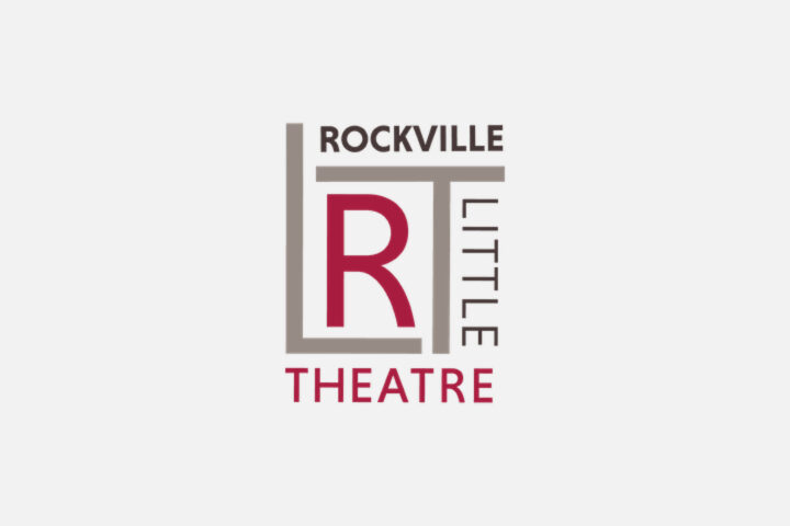 Rockville Little Theatre logo with a large red 