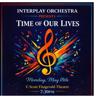 Concert poster for Interplay Orchestra's 