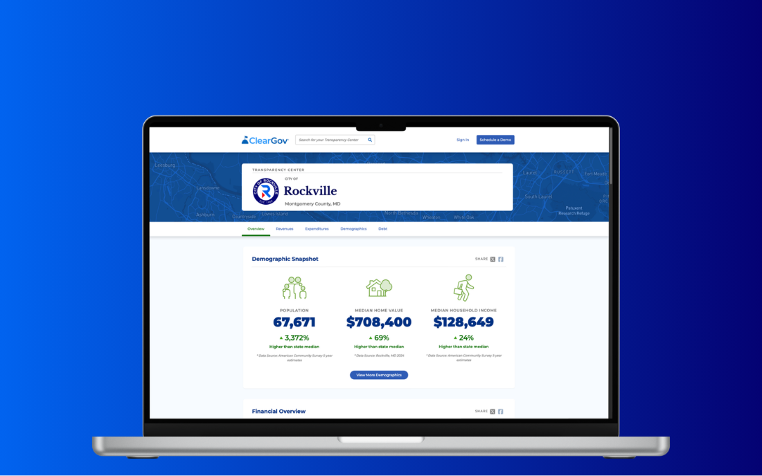 Explore Rockville’s Finances With New Transparency Portal